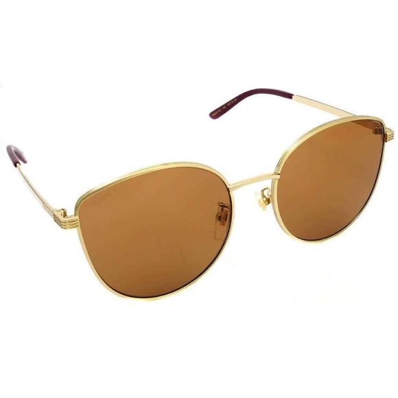 NEW Gucci Brown Cat Eye Women's Sunglasses